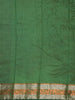 Green Solid Raw Silk Fancy Saree