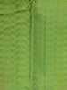 Green Pure Kanchipuram Bridal Silk Saree with Geometric Design on the Body with Zari Border - Diadem