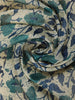 White Floral Designed Chanderi Cotton Saree