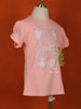 Light Pink Cotton Half Sleeve T-Shirt for Girls - Diadem