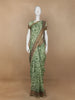 Green Floral Designed Chanderi Cotton Saree