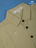 Olive Green Plain half Sleeve Cotton Shirt - Diadem
