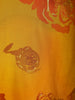Yellow Floral Designed Semi Silk Straight Cut Salwar Suit