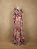 Pink Organza Party Wear Gowns for Mother & Daughter - Diadem
