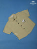 Olive Green Plain half Sleeve Cotton Shirt - Diadem
