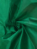 Green Pure Kanchipuram Bridal Silk Saree with Stripes Design on Body with Zari Border