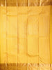 Yellow Pure Kanchipuram Bridal Silk Saree with Floral Motif on the Body with Zari Border - Diadem