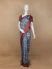 Blue Abstract Designed Chanderi Cotton Saree