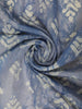 Blue Abstract Designed Chanderi Cotton Saree
