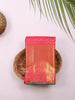 Red Pure KanchipuramBridal Silk Saree with Zari Brocade on the body and Zari Border