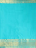 Orange Pure Kanchipuram Bridal Silk Saree with Stripes Design on the Body with Zari Border - Diadem