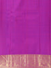 Red Pure Kanchipuram Bridal Silk Saree with Floral Motif on the body and Contrast Zari Border - Diadem