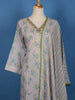 Lavender Floral Printed Cotton Salwar Suit