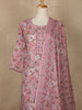 Pink Floral Design Printed Cotton Salwar Suit