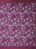 Pink Floral Printed Georgette Saree with Matching Blouse