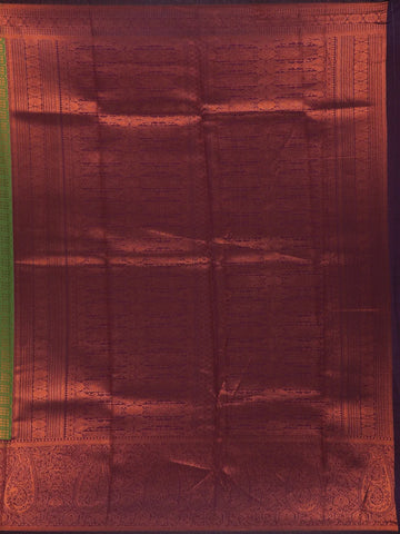 Olive Green Geometric Motifs Art Silk Saree - Diadem