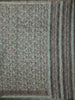 Black Floral Designed Semi Tussar Silk Saree
