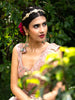 Multi Colour Banarasi Silk Mirror Work Bridesmaids Lehenga