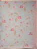 Pale Blue Floral Designed Georgette Fancy Saree