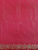 Queen Pink Floral Designed Bridal Banarasi Silk Saree - Diadem