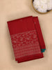 Red Floral Motifs Pure Kanchipuram Silk Saree - Diadem