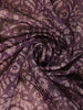 Dark Purple Floral Designed Chanderi Cotton Saree