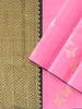 Pink Pure Kanchipuram Bridal Silk Saree with Butterfly Motif on the body without Border