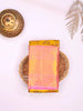 Yellow Pure Kanchipuram Bridal Silk Saree with Floral Motif on the body and Zari Border - Diadem