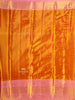 Yellow Pure Kanchipuram Bridal Silk Saree with Floral Motif on the body and Zari Border - Diadem