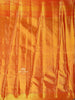 Mustard Pure Kanchipuram Bridal Silk Saree with Floral Motif on the body and Zari Border - Diadem