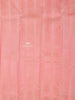 Pink Pure Kanchipuram Bridal Silk Saree with Checks on the body and Zari Border - Diadem