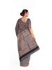 Black Pure Kanchipuram Pattu Saree with Zari Brocade on the body and Zari Border - Diadem