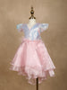Pink Sequin Designed Party Gown for Girls