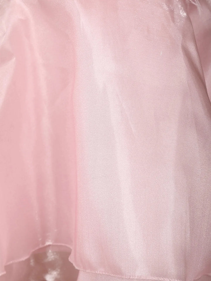 Pale Pink Sequin Gowns for Mother & Daughter - Diadem