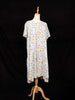 White Ladies Salwar Suit for Women Adorned with Floral Designs