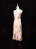 Light Peach Ladies Salwar Suit Adorned with Floral Designs