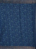 Navy Blue Banarasi Saree with Floral Design on the Body with Matching Border - Diadem