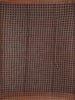Maroon Banarasi Saree with Ikat Design on the Body with Matching Border