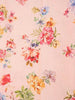 Peach Banarasi Saree with Floral Design on the Body with Matching Zari Border