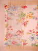 Peach Banarasi Saree with Floral Design on the Body with Matching Zari Border