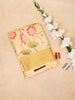 Yellow Banarasi Saree with Floral Design on the Body with Zari Border - Diadem