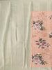 Peach Banarasi Saree with Flower Jacquard Design on the Body with Zari Border - Diadem