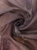 Purple Floral Designed Tissue Organza Saree