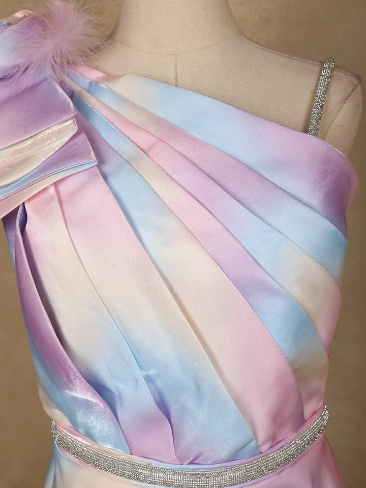 Multicolor Organza Party Wear Gowns for Mother & Daughter - Diadem