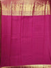 Green Pure Kanchipuram Bridal Silk Saree with Stripes Design on the Body with Zari Border - Diadem