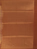 Pale Coral Semi Tussar Silk Floral Designed Saree - Diadem