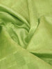 Light Green Pure Kanchipuram Bridal Silk Saree with Checked Design on the Body with Designed Border - Diadem