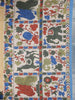 Sandal Semi Tussar Silk Saree with Floral Design on the Body without Border - Diadem