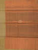 Light Yellow Semi Tussar Silk Saree with Flower Design on the Body and without Border - Diadem