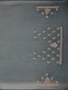 Blue Floral Embroidery Chiffon Silk Saree